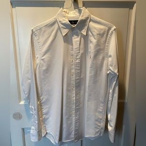 Men’s Ralph Lauren Polo Oxford Shirt. Small. White.